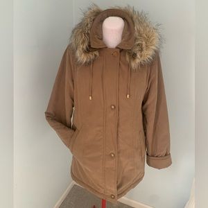 Studio Works, Medium, Tan Winter Coat
